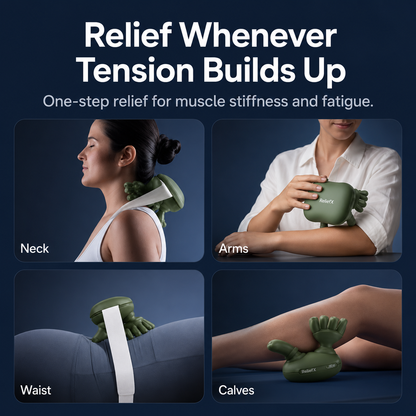 RelieveX Unwind Go™ - Portable  Five Finger Neck Massager