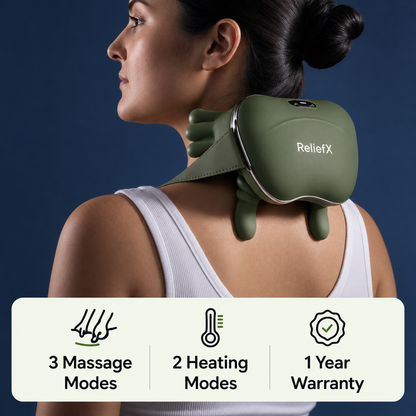 RelieveX Unwind Go™ - Portable  Five Finger Neck Massager